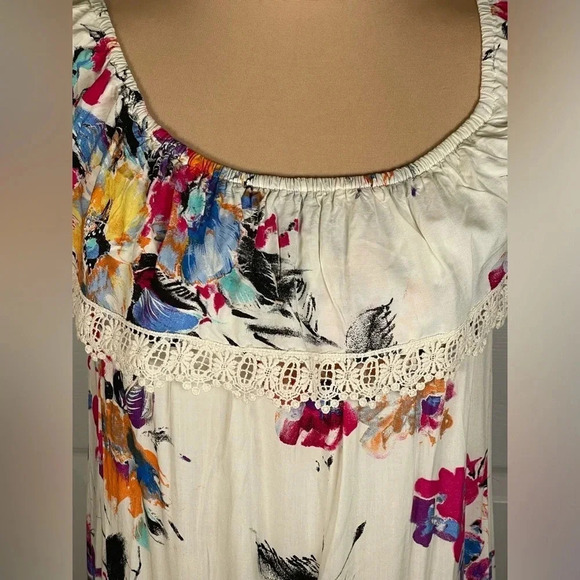 Altar’d State Floral Off Shoulder Maxi Dress‎ - Picture 8 of 11